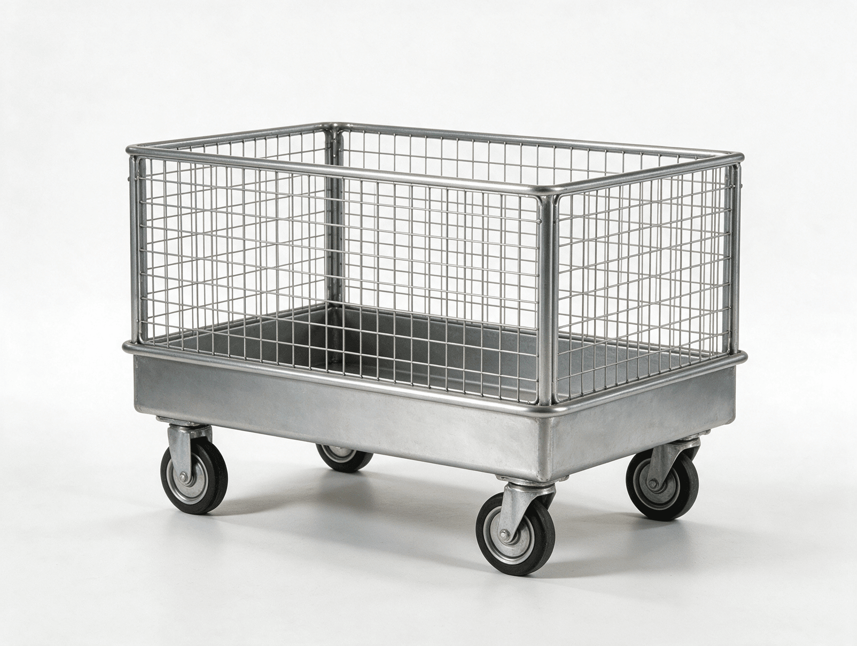Box Trolley with Wiremesh
