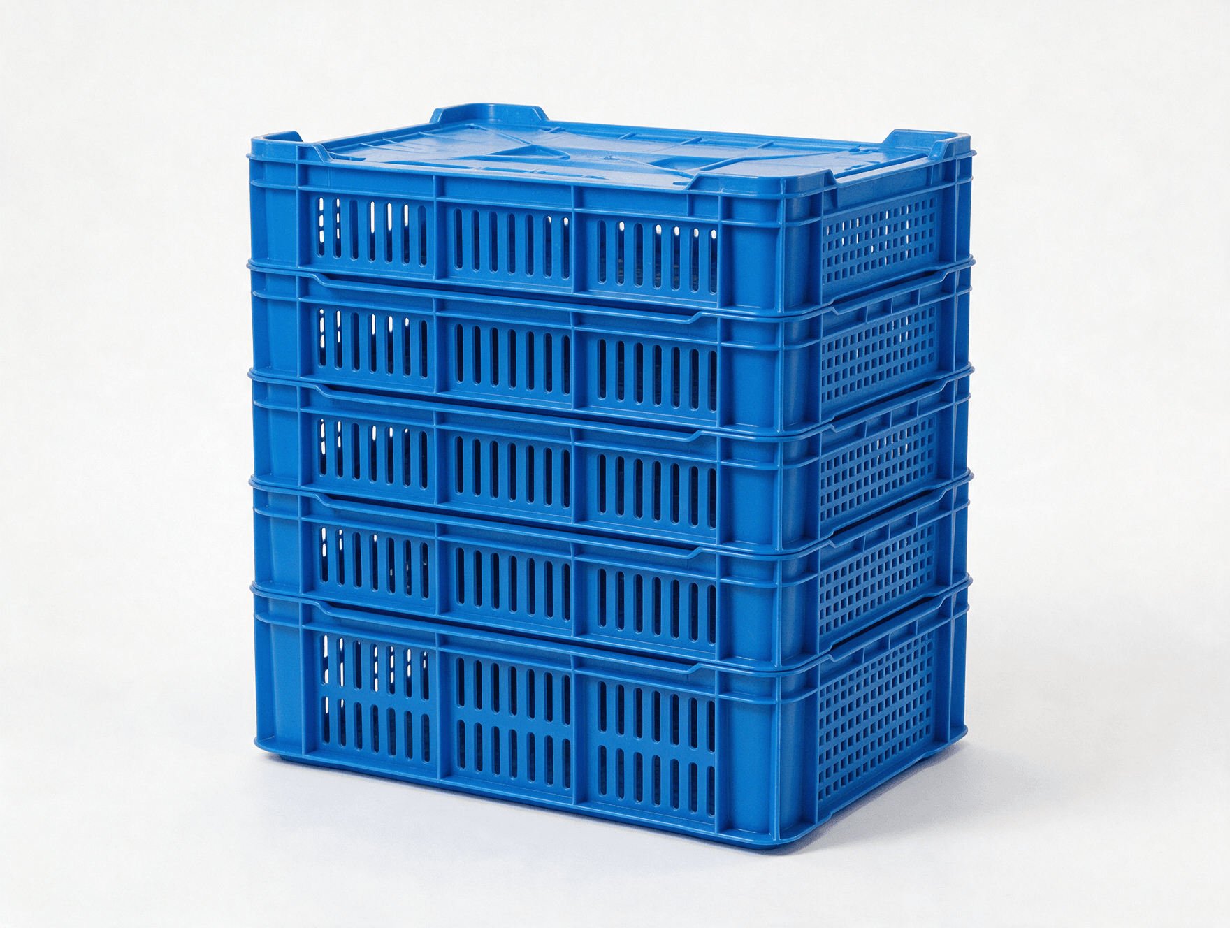 Ventilated Plastic Crate (545x360x280mm)